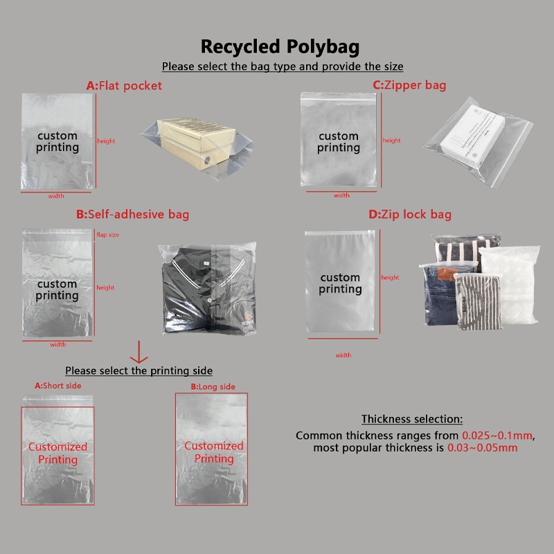 Recycled LDPE Polybag